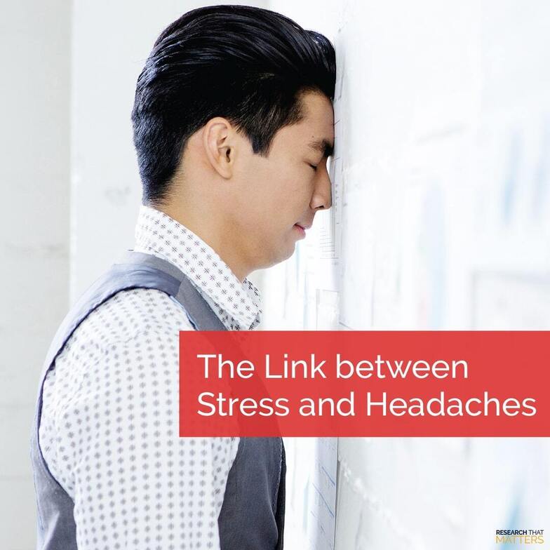 Image of a stressed man leaning against a wall for an InMotion Chiropractic blog post about the connection between stress and headaches.
